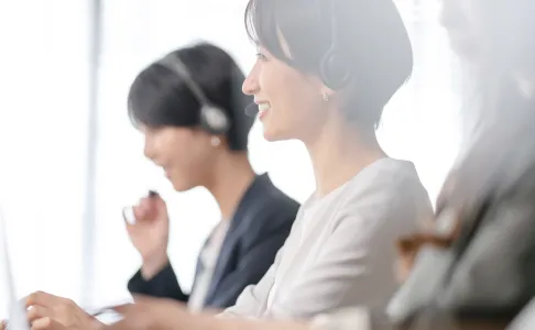 安定した電話応答体制のイメージ